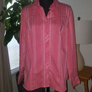 Lane Bryant button down long sleeve shirt